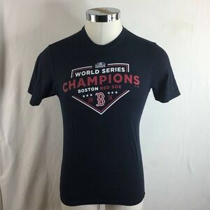 47 'WORLD SERIES CHAMPIONS' Round Neck Black T-shirt Size S